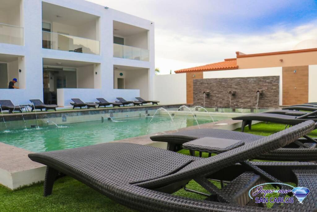 Departamento Turquesa 2 Joyas Del Mar Lägenhet San Carlos Nuevo Guaymas Exteriör bild