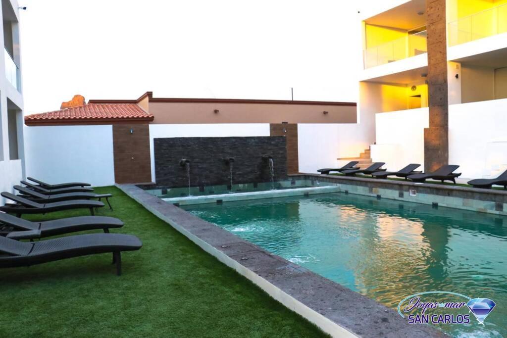 Departamento Turquesa 2 Joyas Del Mar Lägenhet San Carlos Nuevo Guaymas Exteriör bild